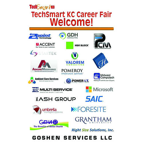 TechSmart KC Career Fair Welcome! Poster.
