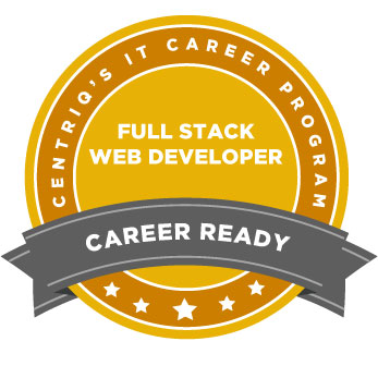 Full Stack Web Developer Program Career Ready Badge.