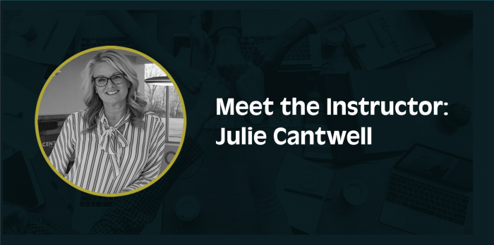 Meet the Trainer: Julie Cantwell