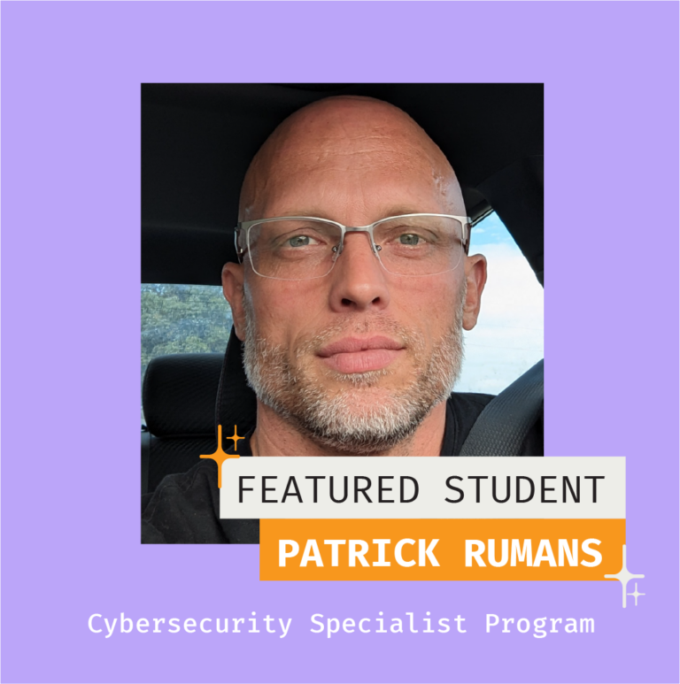 Patrick Rumans Centriq featured student of July