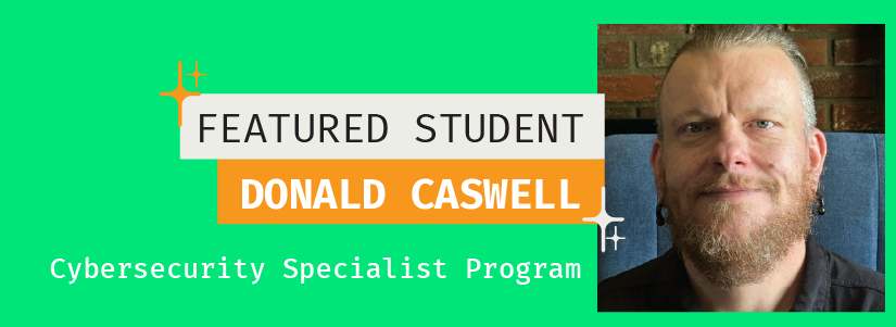 Featured Student Donald Caswell